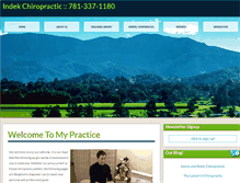 Tablet Screenshot of indekchiropractic.com